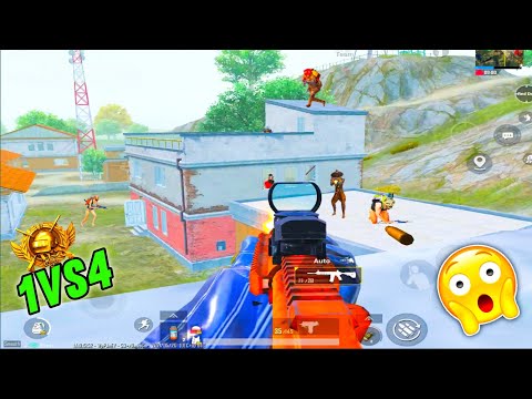😱🔥Insane 1vs4 Clutch At Rozhok 😱|iPad mini 5 pubg |Battleground Mobile India #Shorts