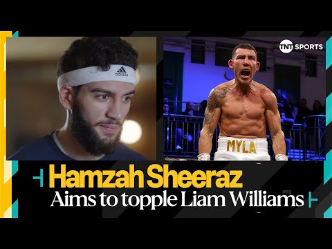"my time is now" - hamzah sheeraz promises fireworks ahead of liam williams middleweight dust-up 💥🎆