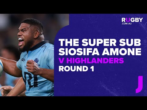 Siosifa Amone's STUNNING DEBUT in Sky Blue | Super Rugby Pacific 2025