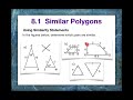Characteristics of Similar Polygons
