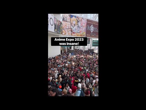 Packed Crowds at #Anime Expo 2023 Los Angeles: First Opening in 3 Years! #AnimeExpo #ComicCon #la