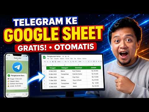 BYE BYE WHATSAPP! System Input Data Dari TELEGRAM Ke GOOGLE SHEET GRATIS