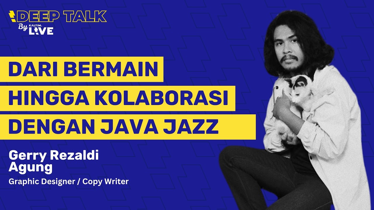 Gerry Rezaldi Agung, seorang anak muda lulusan SMAN 1 Balikpapan, kini berkarier sebagai Creative Manager di salah satu perbankan nasional. Karirnya sebagai seorang seniman, tidak terlepas dari caranya dia yang selalu bermain.

Tidak jarang pekerjaan yang didapatkannya sebagai graphic designer karena faktor pertemanan. Salah satunya adalah project Java Jazz 2020. Di mana pekerjaan itu didapatkan melalui pertemanannya.

Kini, karya-karya Gerry tidak hanya berupa visual. Namun, dia juga membuat berbagai macam project seperti bersepeda dan jalan kaki dari Jakarta sampai ke Bogor, karena sebuah anekdot. "Kebo apa yang bikin capek? Ke Bogor jalan kaki."

Terakhir, konten yang dikerjakan oleh Gerry adalah jalan kaki dari perbatasan Malaysia menuju Indonesia, melewati Singapura. Untuk mengetahui berbagai karya Gerry lainnya, bisa mengikutinya melalui Instagramnya.

Follow Instagram Gerry Rezaldi : https://www.instagram.com/gerryrezaldi/
=====================================================

Tonton Podcast Kaltim Live! lainnya https://youtu.be/dVDkLeS96u8

=====================================================
Follow media sosial Kaltim Live!
Instagram https://www.instagram.com/kaltim.live/
Tiktok https://www.tiktok.com/@kaltimlive

=====================================================