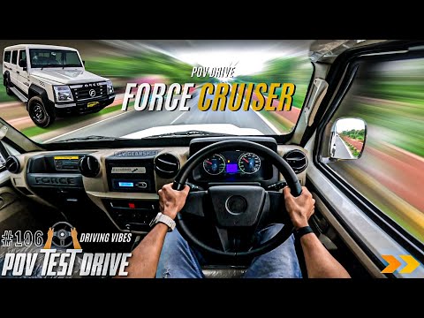 2025 FORCE TRAX CRUISER | 12STR AC | 2.6L 90BHP | POV Drive #106 | CRUISER | 4K | #forcetraxcruiser
