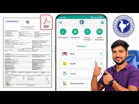 How to Download The New India Assurance Co LTD General Insurance Policy Copy Online | NIA Customer