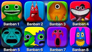 Garten Of Banban 0, 1, 2, 3, 4, 6, 7 & 8 FULL GAMEPLAY & Walkthrough | Garten of Banban 8 Ending