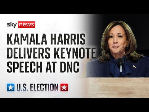 Watch live: Kamala Harris makes speech as Democratic National Convention reaches Day 4 in Chicago