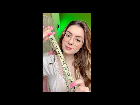Asmr JE TE MESURE #shorts Asmr measuring you ASMR FRANÇAIS ✨vite Asmr pour se détendre ✨