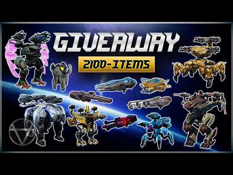 War Robots 2,100 ITEMS GIVEAWAY! – Ends Soon Join Quick | Summer 2026