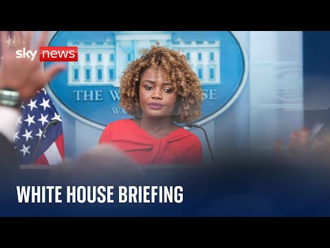 White House Briefing as US says it has killed Islamic State leader Abu Yusif in Syria airstrike
