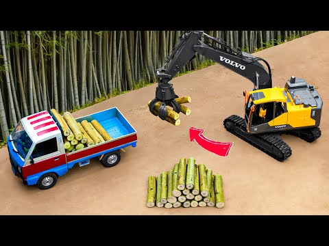 DIY truck mini forest wood harvesting science project | diy modern Agricultural Machinery