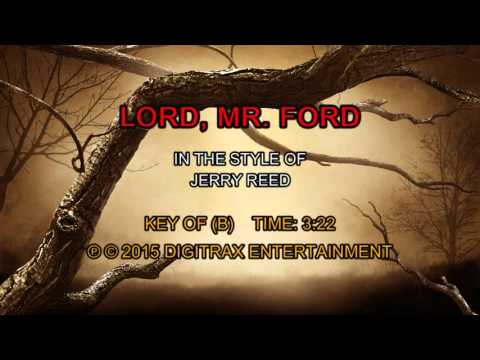 Jerry Reed – Lord, Mr. Ford (Backing Track)