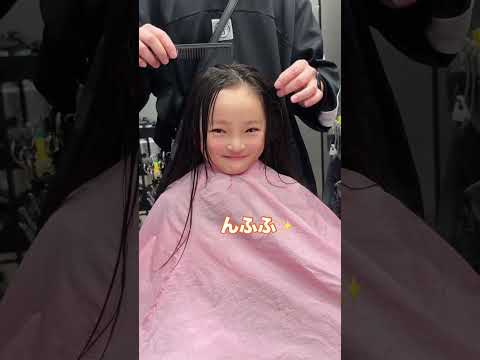 入学式前に前髪を切ったらヤバいことに‼️💦