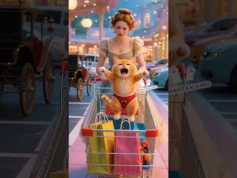 Spoiled Funny Cat Tantrum Ends With One Magic Word 🐱🛒🍪 #funnycat