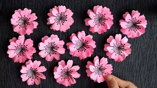 5-Minute Paper Flowers for Beginners -Paper Craft