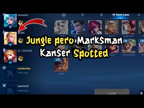 Jungler Pero Nag Marksman !! Marami din Kanser sa Honor Of Kings