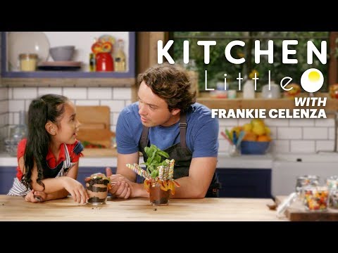 Frankie Celenza Gets Cooking Lessons from Kid Chef