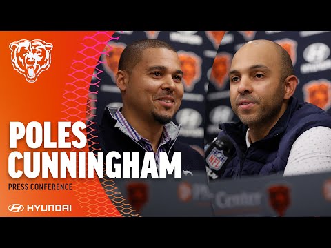 Ryan Poles and Ian Cunningham Pre-Draft Media Availability | Chicago Bears video clip
