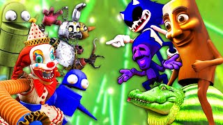 FNAF Secret Of the Mimic vs Sonic.EXE vs Italian Brainrot Animals vs REPO