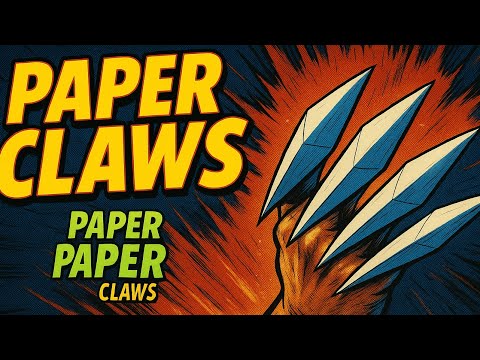 How to Make Paper Claws That Look Real! (Origami Hack)