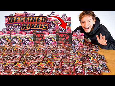 Opening 100x Pokémon Destined Rivals Booster Packs