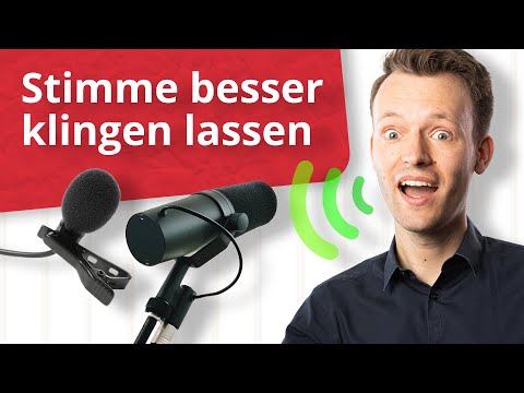 So bearbeiten Profi-YouTuber ihre Stimme