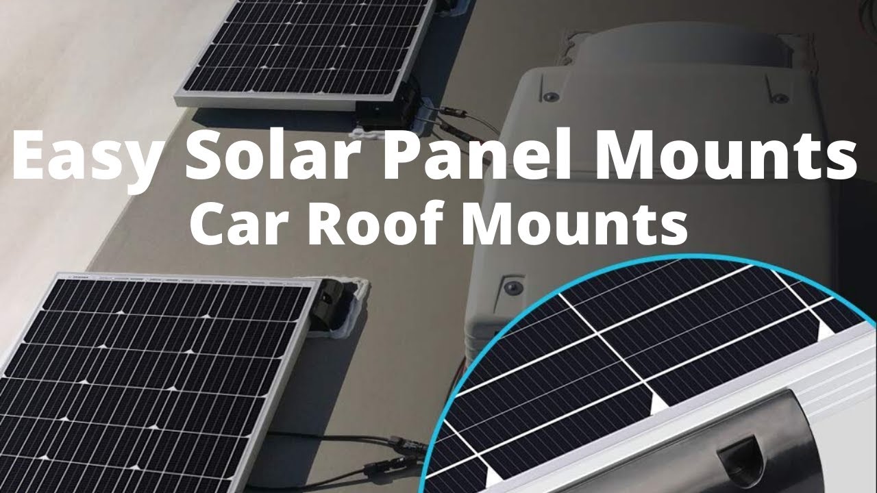 Mount Solar Panels To RV Roof (Easy To Install With These Mounts)