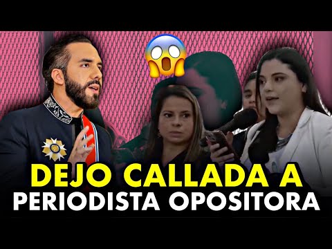 Nayib Bukele DESTROZA a Periodista que lo cuestionó por ENCERRAR a criminales🤯