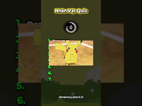 Bạn có nhận ra hết 7 nhân vật hoạt hình này không#quizgames #shortquizvideo #quizshort #quizhoathinh