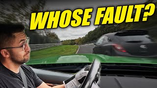 A BIT TOO CLOSE?! 200 KM/H PASS ALMOST GOES WRONG! // Nürburgring