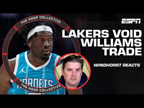 Brian Windhorst's REACTION to the Mark Williams trade being VOIDED by Lakers | The Hoop Collective