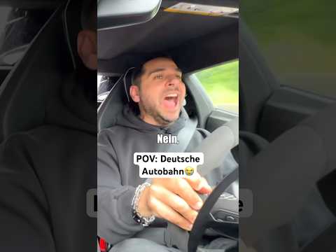 Omid fährt mit seinem neuen Lamborghini auf der Autobahn #omidmouazzen #autohandel #lamborghini