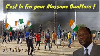 Mercredi noir en Côte d'Ivoire, les nouvelle sont très mauvaise pour Alassane Ouattara ce 33 juillet