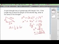 Triangle Area and Pythagorean Theorem