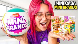 CRIEI A CIDADE VIRAL DE MINI BRAND COMPLETA *geladeirinha 