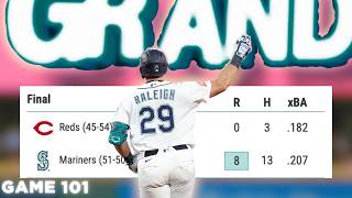 Cal Raleigh Grand Slam, Reds collapse bring Mariners back atop AL West