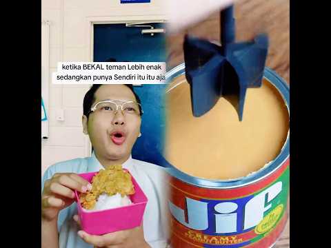 Ketika bekal teman Lebih enak sedangkan punya Sendiri itu itu aja #fyp #ngakak