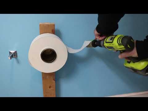 Wind your own Toilet Paper! (Industrial roll to home roll)