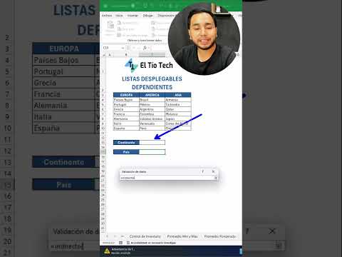 Crea Listas Desplegables Dependientes en Excel y Simplifica la Selección de Datos