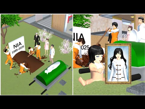 JASAD IBU NIA TIDAK BISA DI KUBUR || Drama Sakura School Simulator