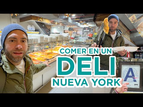 Comer en un DELI en NUEVA YORK. Como funciona, precio y OJO con la letra.