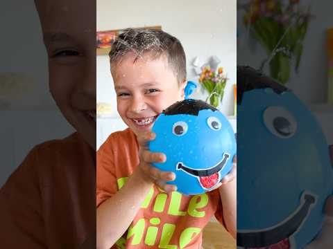 🎉Luca bastelt einen coolen Wasserballon!🎈 #lernen #kinder #spaß #selbstgemacht #wasser #basteln