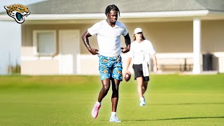 Travis Hunter Trains for Camp!! (FT. Trevor Lawrence and Brian Thomas Jr.)