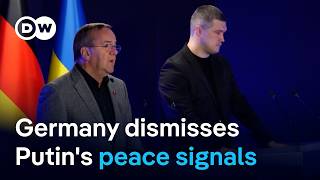 YouTube video thumbnail: German Minister Suspects Putin Talk of Ending War a 'Deception'