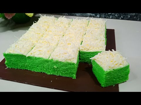 RESEP BOLU PANDAN KEJU SUPER LEMBUT DAN ENAK BANGET