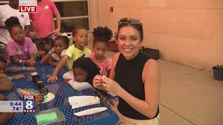 Fox 8 Weather Class goes to summer camp to teach kids about heat & humidity