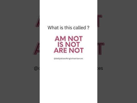 CASUAL SPOKEN CONTRACTIONS IN ENGLISH #englishteacher #learnenglish #englishtips #english