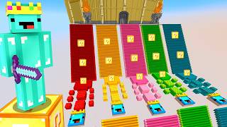 I Trapped 100 Players in a LUCKY BLOCK COURSE...
