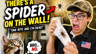 My Brother's *TOUGH GUY Act* Lasted (10 SECONDS)🤣🤣🤣