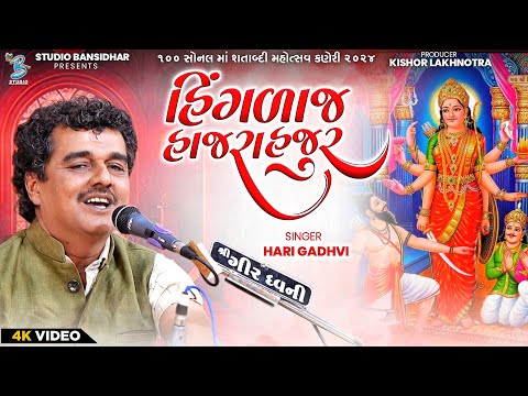 Hari Gadhvi | હિંગળાજ હાજરા હજુર | Live Sonalmaadham Kaneri 2024 | Studio Bansidha